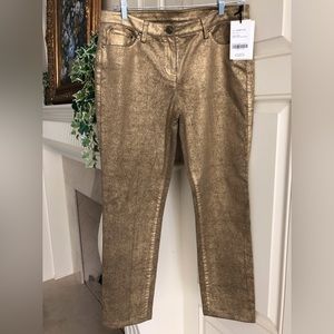 Worth Gold Cotton Blend Jeans New Size 8